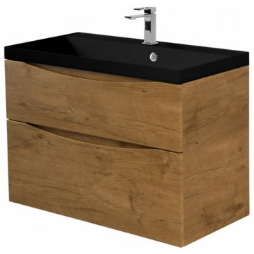 Мебель для ванной BelBagno Marino-H60 90-BB900/450-LV-ART-AST-NERO Rovere Nature