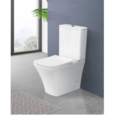 Унитаз-компакт BelBagno Marmi BB052CPR/BB052SC с крышкой-сиденьем микролифт