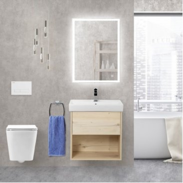 Мебель для ванной BelBagno Neon-50-1C Pino Bianco