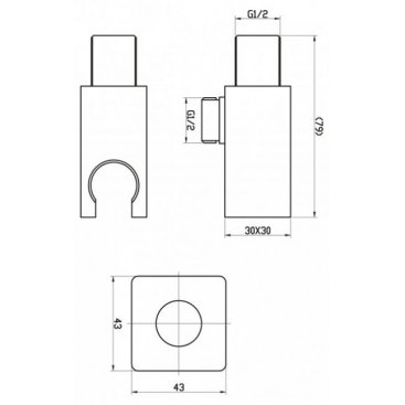 Штуцер BelBagno BB-DHLA-IN