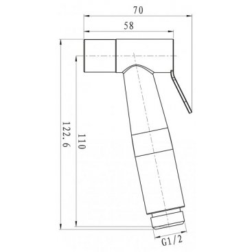 Гигиенический душ BelBagno BB-BFS1-IN