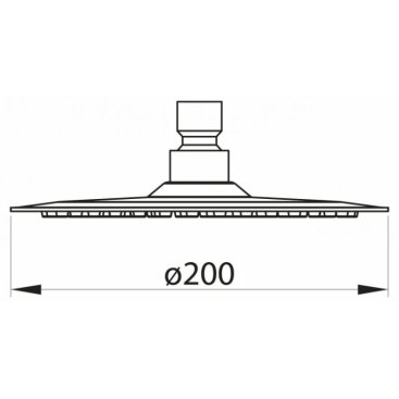 Верхний душ BelBagno BB-SLDC1-IN