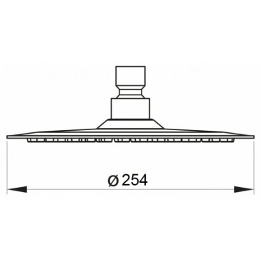 Верхний душ BelBagno BB-SLDC2-IN