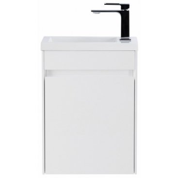 Тумба с раковиной BelBagno Pietra Mini 40R Bianco Lucido