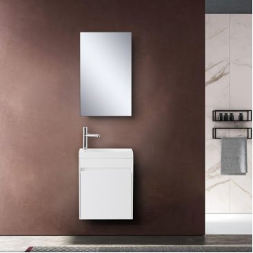 Мебель для ванной BelBagno Pietra-Mini-460R Bianco Lucido