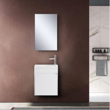 Мебель для ванной BelBagno Pietra-Mini-460R Bianco Lucido