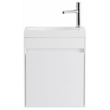 Тумба с раковиной BelBagno Pietra Mini 46R Bianco Lucido