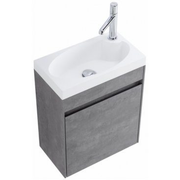 Мебель для ванной BelBagno Pietra-Mini-460L Stucco Cemento