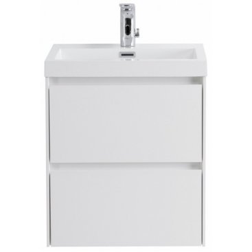 Тумба с раковиной BelBagno Pietra Mini 50 Bianco Lucido