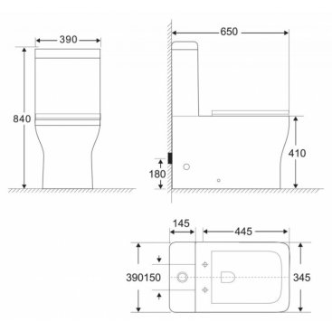 Унитаз-компакт BelBagno Romano