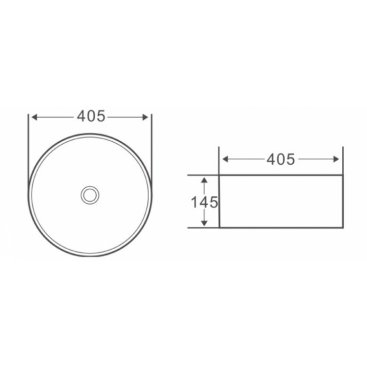 Раковина накладная BelBagno BB1342H300