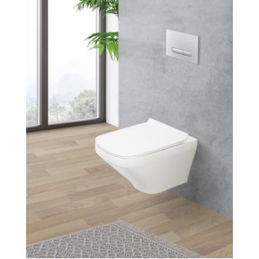 Унитаз подвесной BelBagno Sela BB3201CHR/BB3201SC с крышкой-сиденьем микролифт