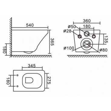 Унитаз подвесной BelBagno Sela BB3201CHR/BB3201SC с крышкой-сиденьем микролифт