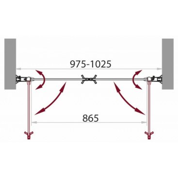 Душевая дверь BelBagno SELA-B-2-100-C-Cr