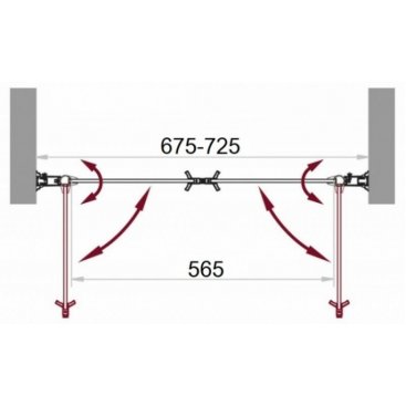 Душевая дверь BelBagno SELA-B-2-70-P-Cr