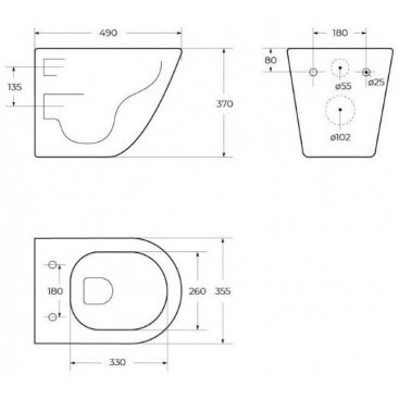Унитаз подвесной BelBagno BB046CHR/SC с крышкой микролифт