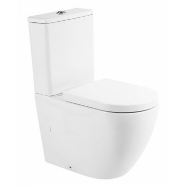 Унитаз-компакт BelBagno Sfera-R BB2141CPR/BB865SC с крышкой-сиденьем микролифт