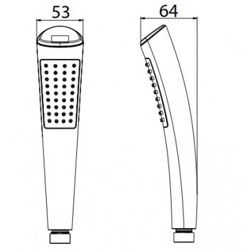 Ручной душ BelBagno BB-D1LED-CRM