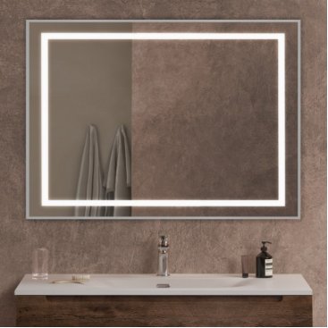 Зеркало BelBagno SPC-KRAFT-1000-800-SENS-AL