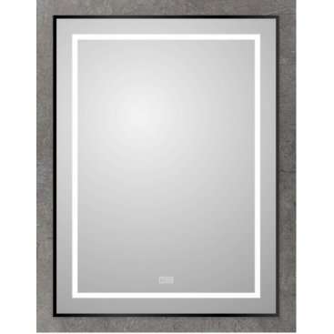 Зеркало BelBagno SPC-KRAFT-600-800-LED-TCH-WARM-NERO