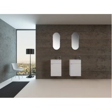 Мебель для ванной Белюкс Бергамо-Женева 400 белый глянец