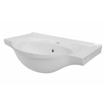 Мебель для ванной Белюкс Норд 750 белая/лен антрацит