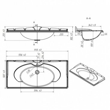 Мебель для ванной Белюкс Верди H 105-02 слоновая кость