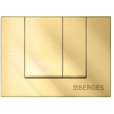 Клавиша смыва Berges Square золото