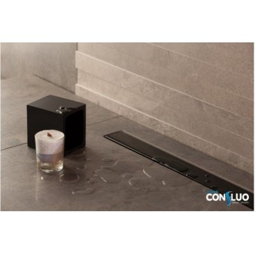 Душевой лоток Bettoserb Confluo Frameless Line 850 Black Glass 13701206 черный