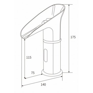 Смеситель для раковины beWash Photocell BWAM0BS849