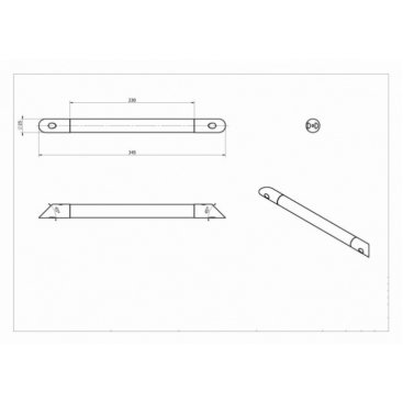 Поручень Black&White SN-1155