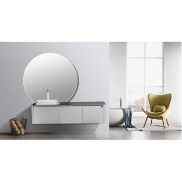 Мебель для ванной Black&White Universe U915 160 см левая