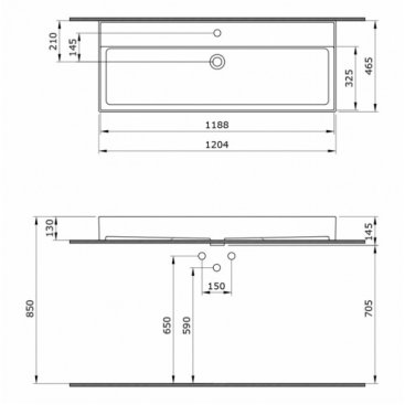 Раковина Bocchi Milano 1394-001-0126