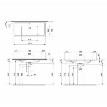 Раковина Bocchi Taormina Pro 1118-001-0126