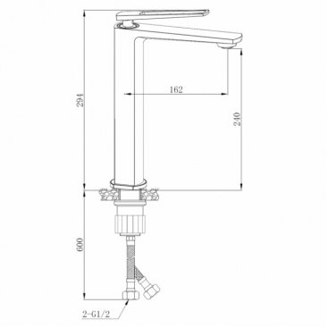 Смеситель для раковины Boch Mann Chika BM8590