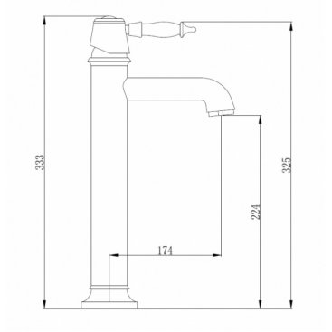 Смеситель для раковины Boch Mann Marbella XL BM8729