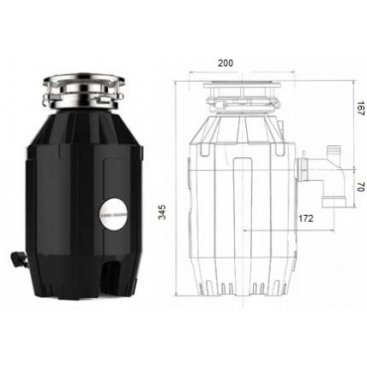 Измельчитель отходов Bone Crusher 810