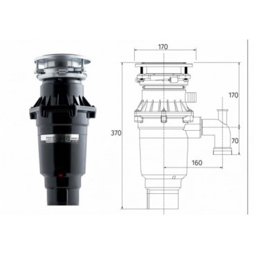 Измельчитель отходов Bone Crusher 810 SL