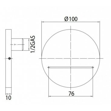 Излив Bossini Ole' Round E86911.030