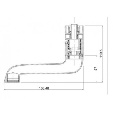 Излив в ванну Burlington V32