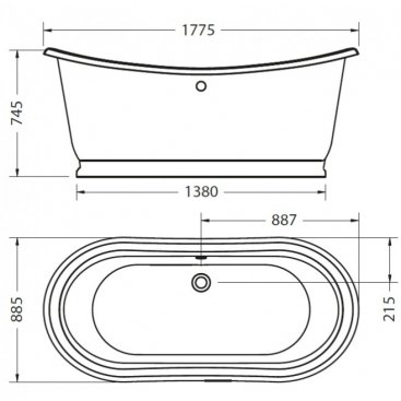 Ванна Burlington Boat ET6C