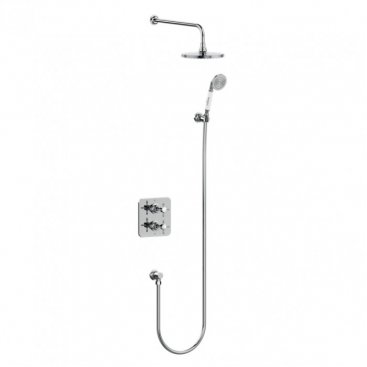 Душевая система Burlington Guild GUSHOWERPACKSQ3C хром