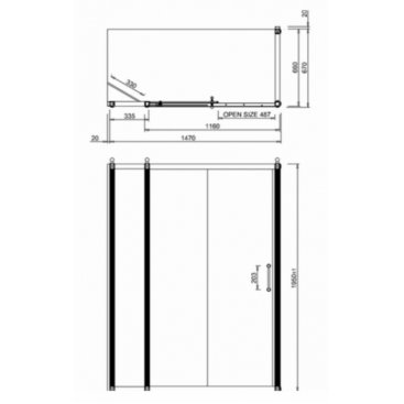 Душевой уголок Burlington Slider C16+C7S+C11