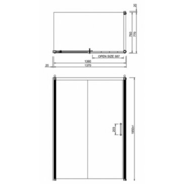 Душевой уголок Burlington Slider C8S+C13