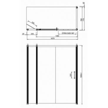 Душевой уголок Burlington Slider C16+C8S+C13