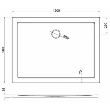 Душевой поддон Burlington Zamori Z1176