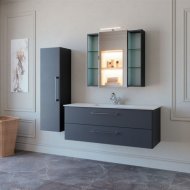 Мебель для ванной Caprigo Accord 120 со стеклянной раковиной
