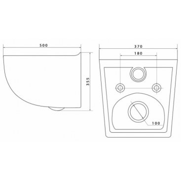 Унитаз подвесной Caprigo Comfort