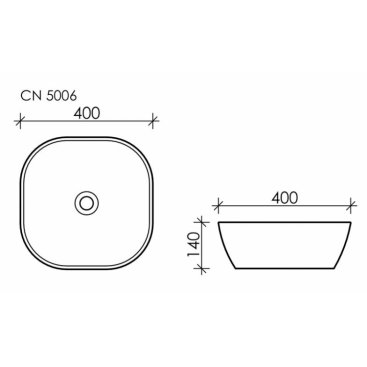 Раковина Ceramicanova Element CN5006