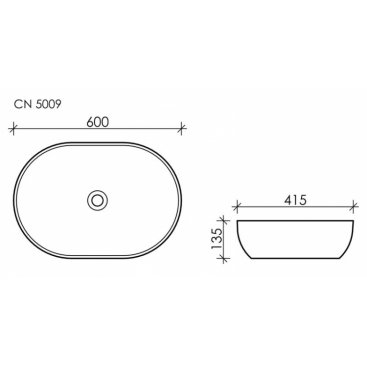 Раковина Ceramica Nova Element CN5009